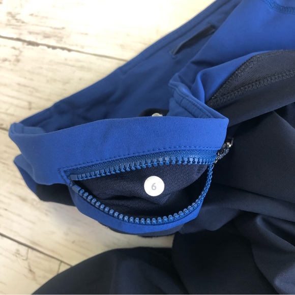 LULULEMON Illumina Crop Women’s Rugged Blue Capri Leggings Size 6 - Picture 10 of 16